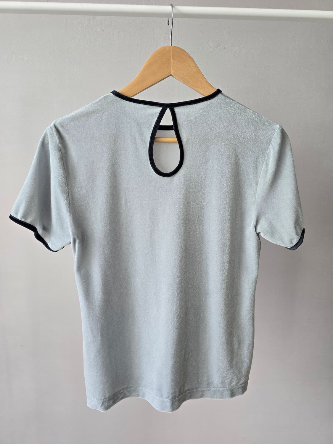 BEAUTY & YOUTH 민트 벨벳 링거 티셔츠 (FREE) 상품이미지3