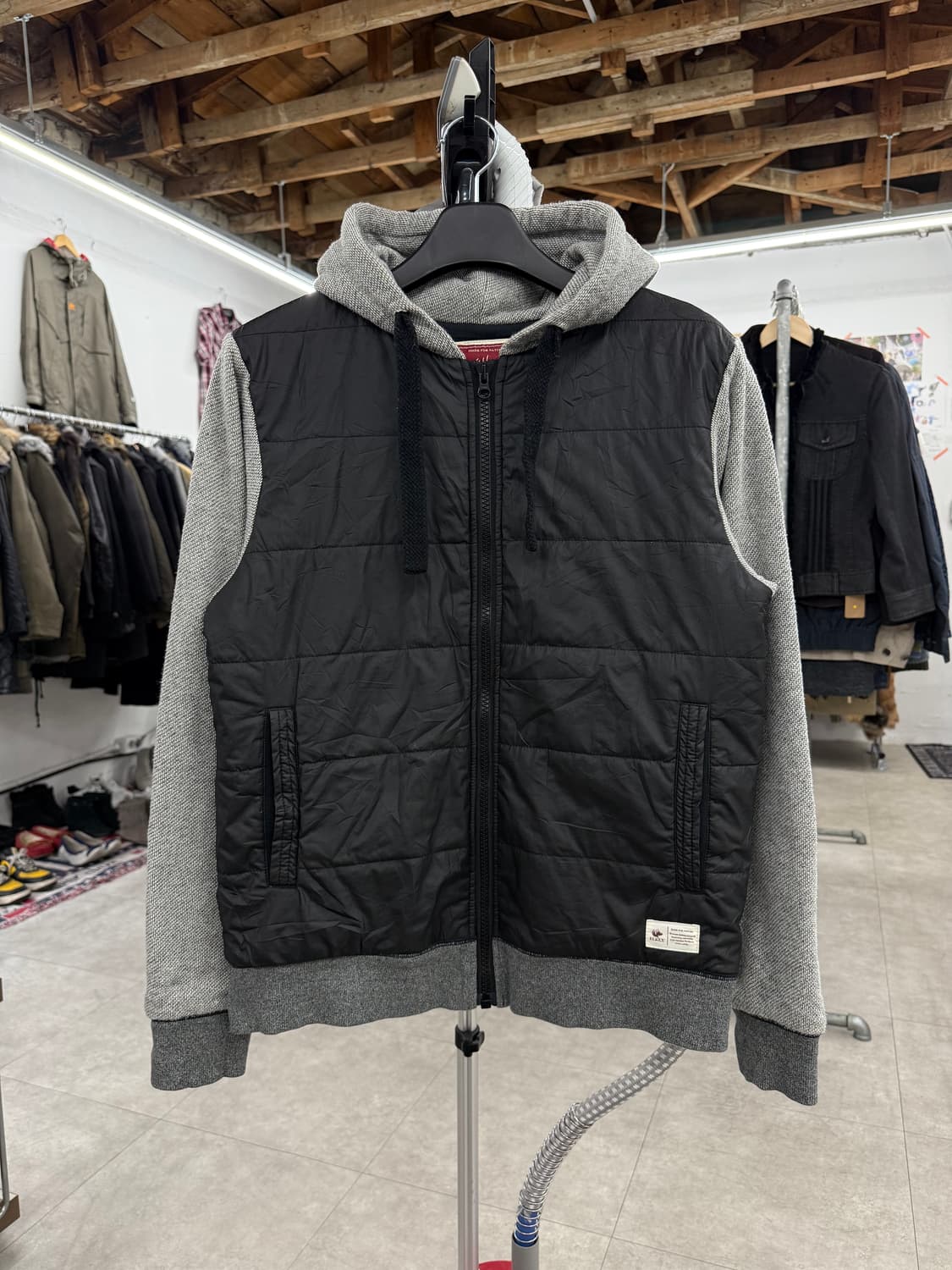 elkex 패디드 후드 자켓 상품이미지1