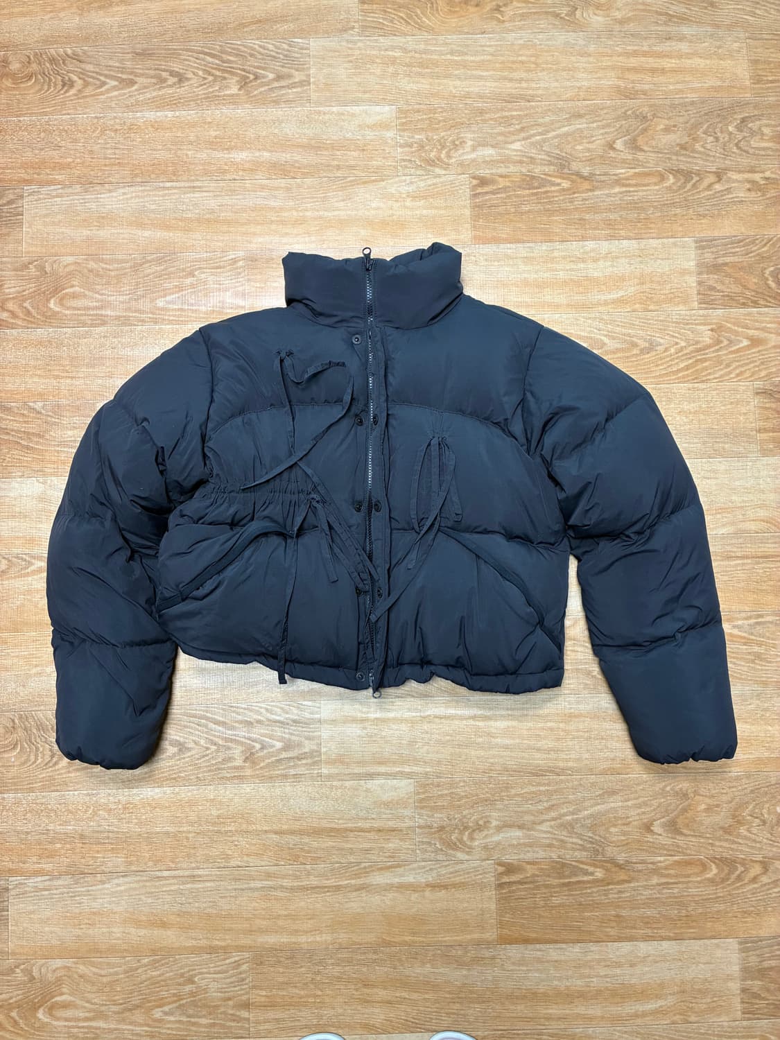 시눈 리본 패딩 상품이미지1