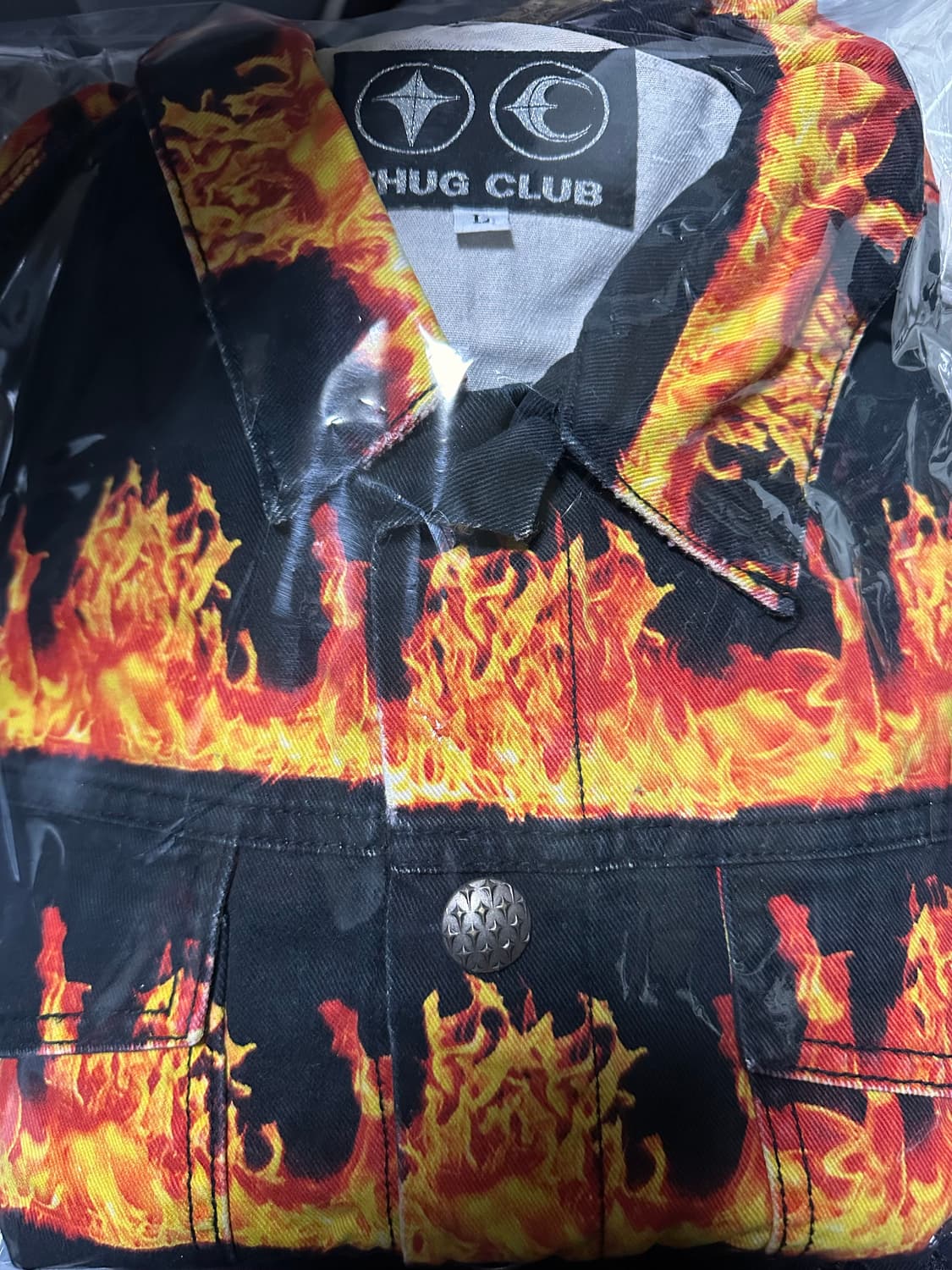 떠그클럽 초퍼 플레임 자켓 상품이미지2