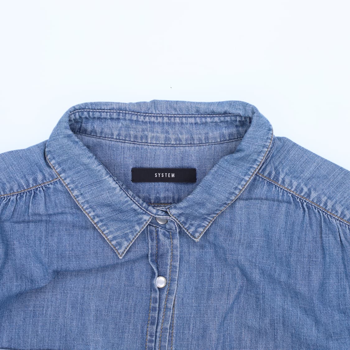 82-94-160 시스템 데님 셔츠 N7509 상품이미지3