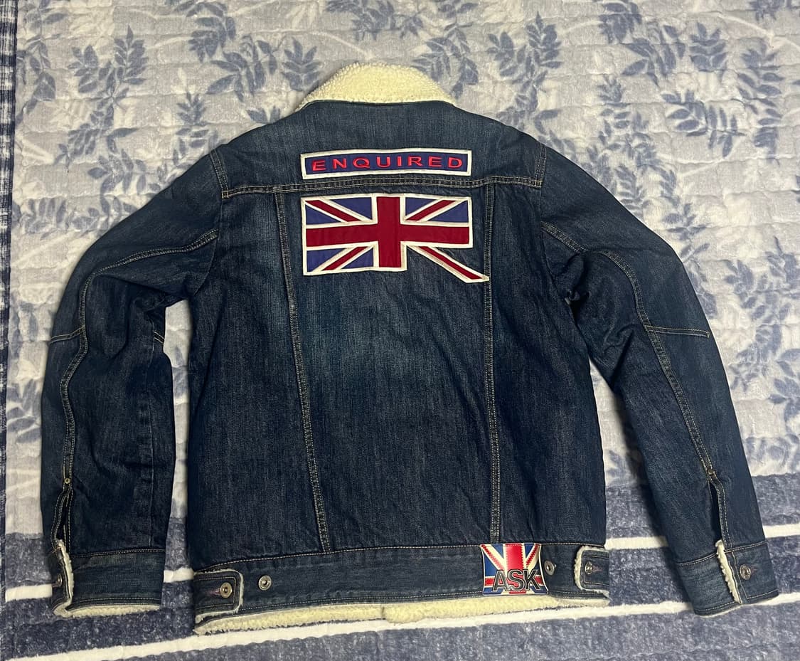 ASK 쉐르파 유니언잭 데님 자켓 상품이미지1