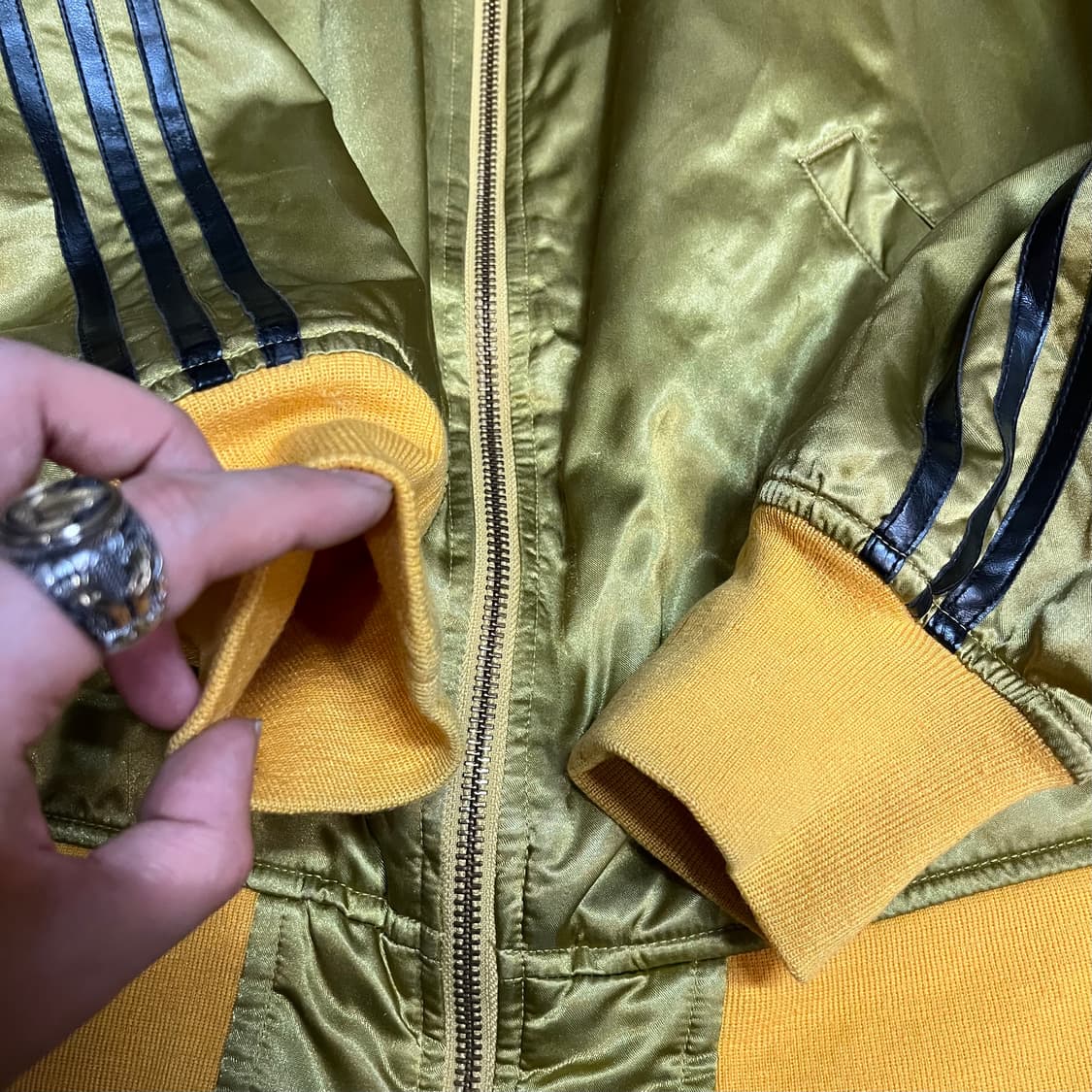 아디다스 골드 항공 점퍼 상품이미지6