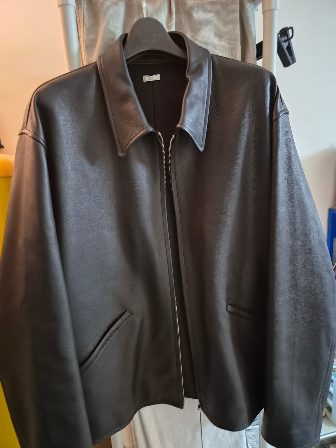 아프레쎄 25aw 레더스포츠자켓 3 상품이미지1