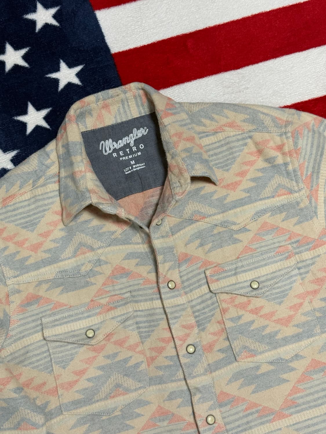 랭글러 웨스턴셔츠 Wrangler western pattern shirt 상품이미지7