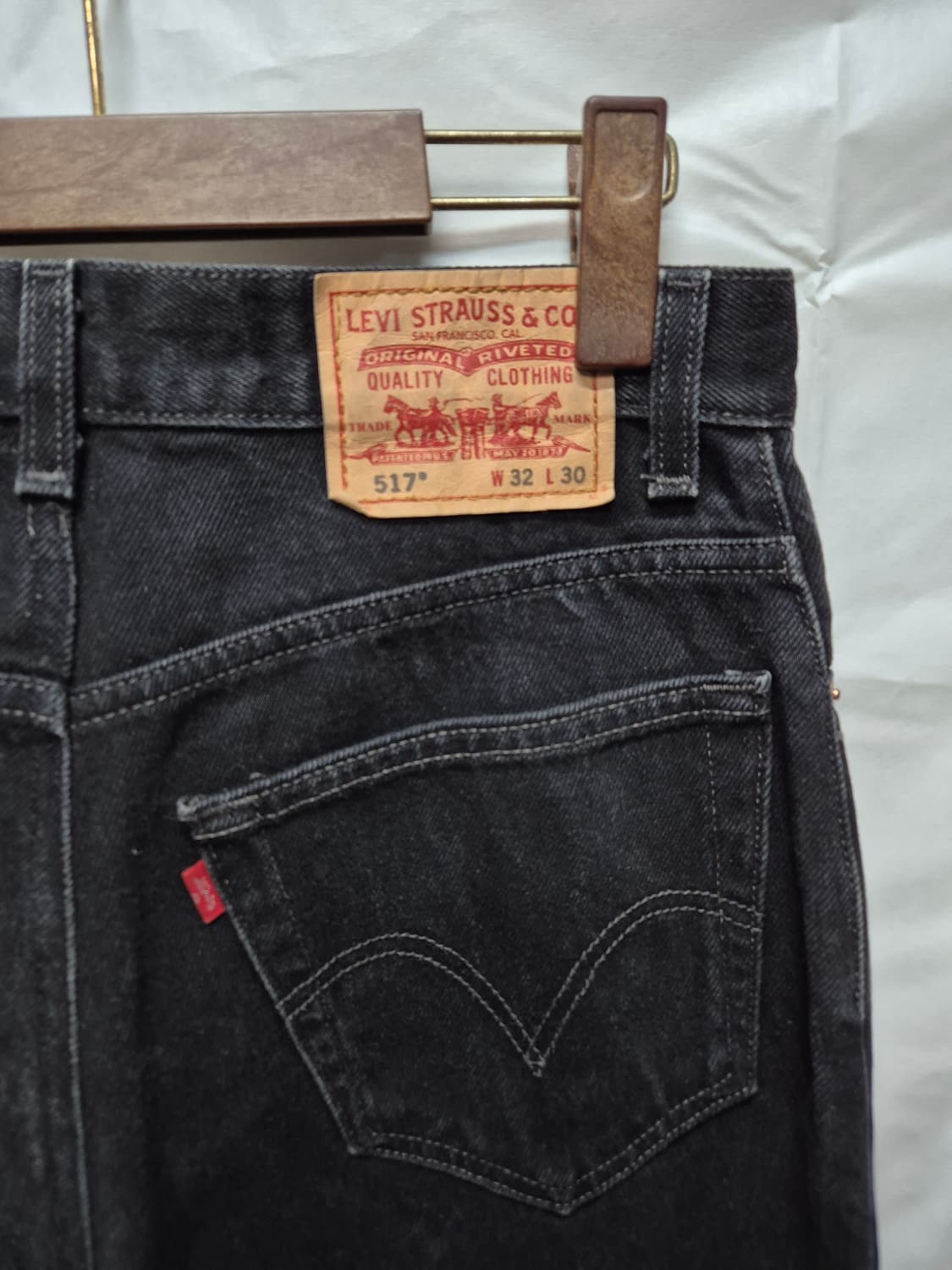 리바이스 517 블랙진  상품이미지4