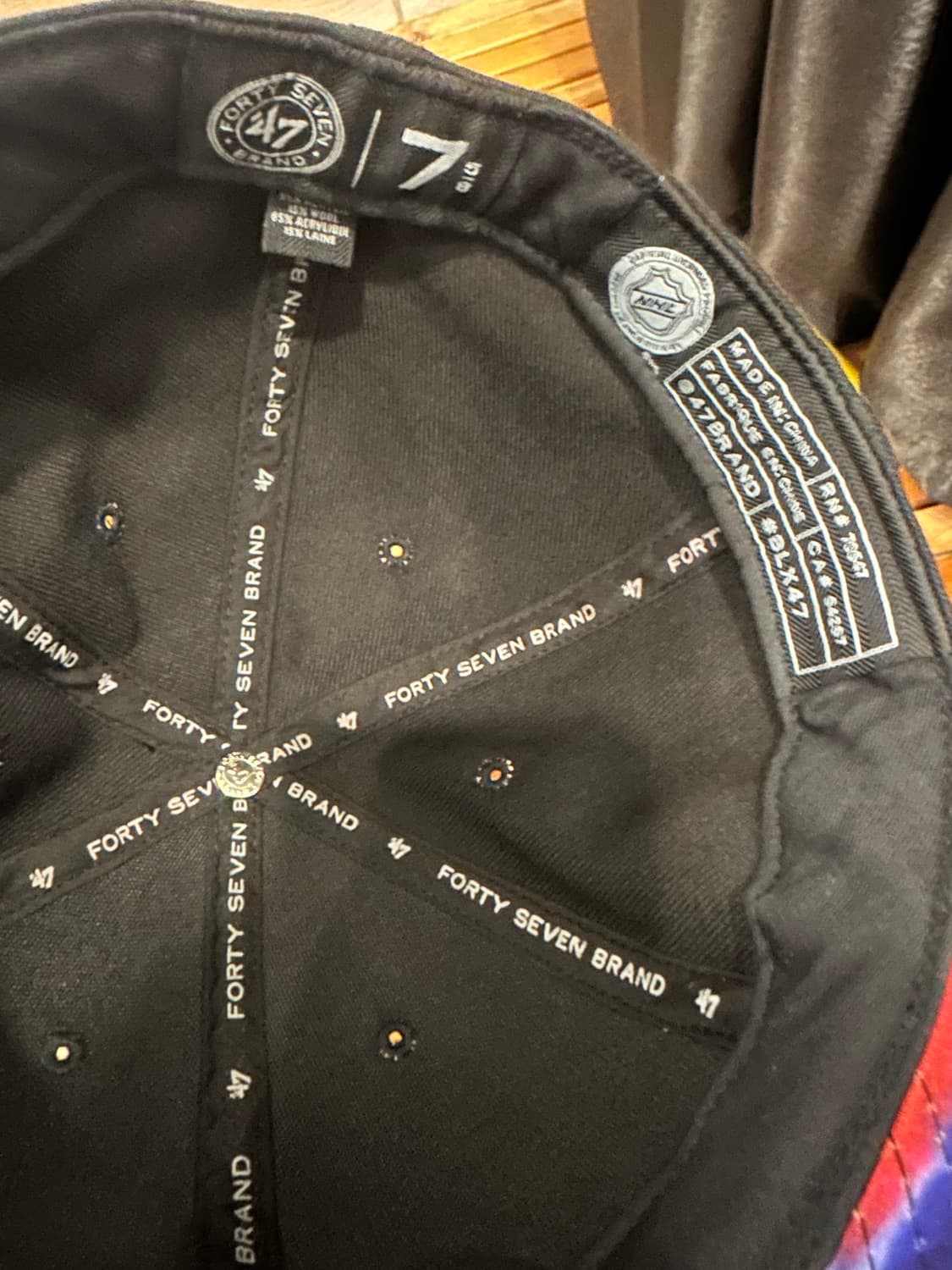 7 5/8)47브랜드 디트로이트 레드윙스 모자 상품이미지3