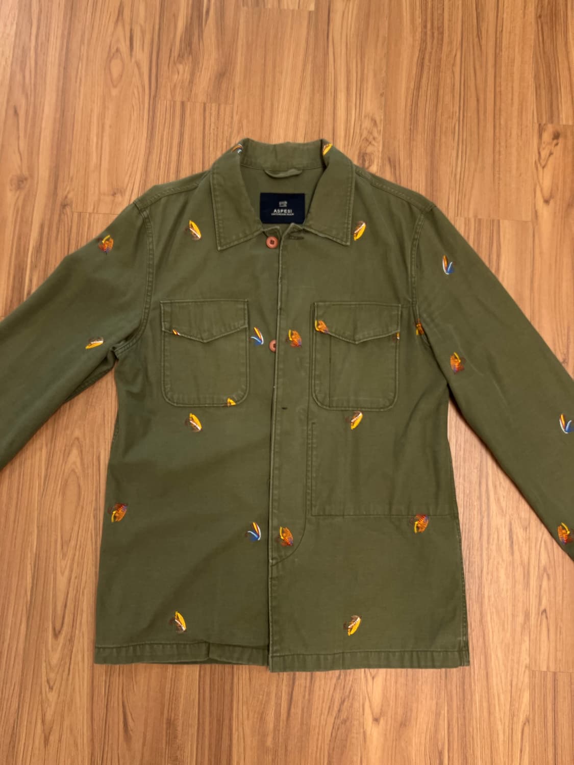 Aspesi 아스페시 카키 셔츠 자켓 L 상품이미지2