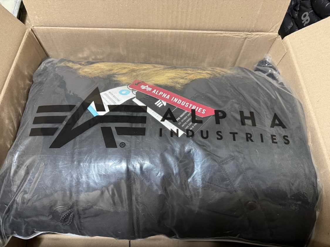 알파인더스트리 N-3B 파카 블랙 xxl 상품이미지5