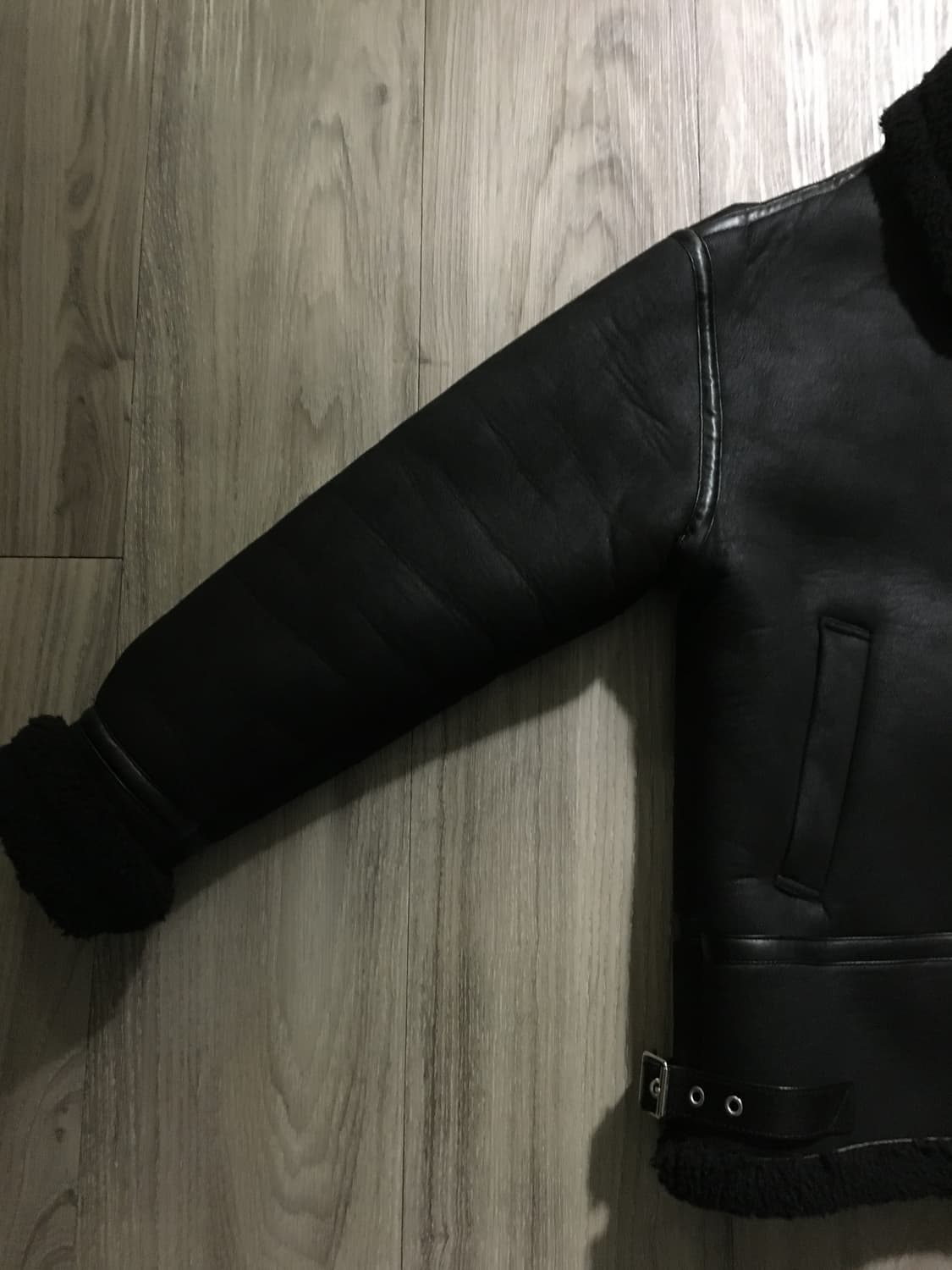 크롭 벤타 무스탕 상품이미지6