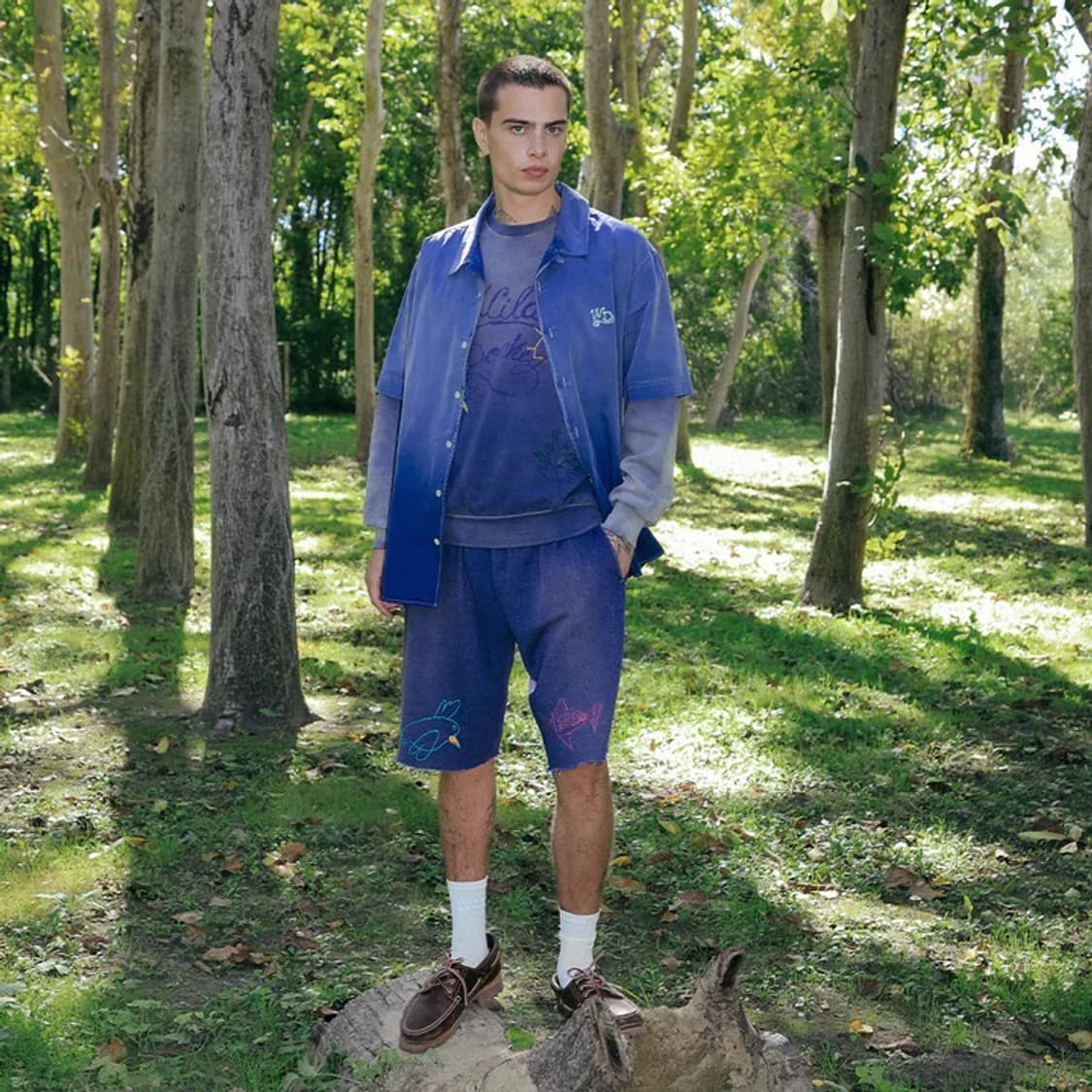 [S,M,L,XL]와일드동키 26ss 피쉬 앤 버드 쇼츠 상품이미지4