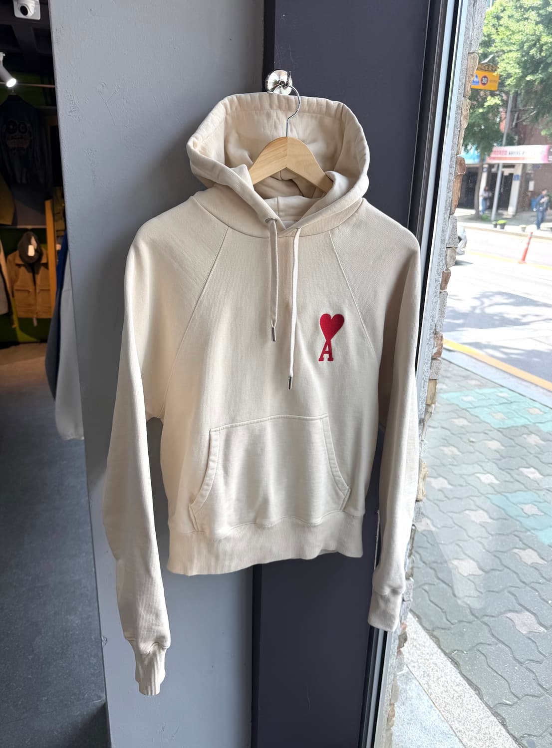 S/ 아미 빅하트 로고 후드티 상품이미지3