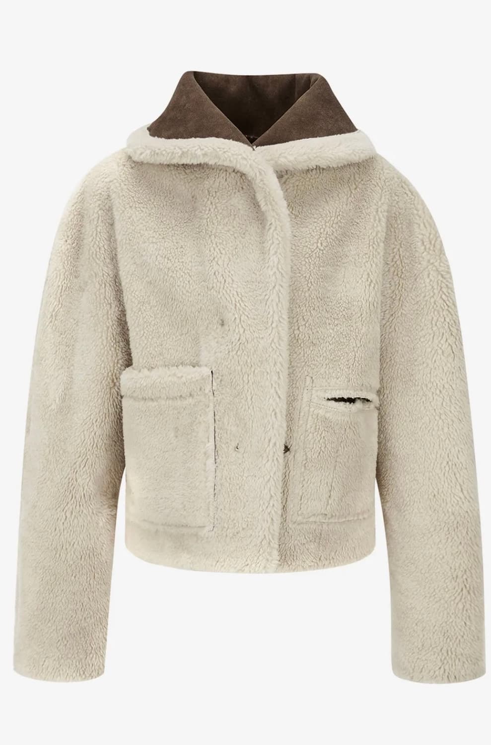 FLEECE REVERSIBLE JACKET (BROWN) 상품이미지2