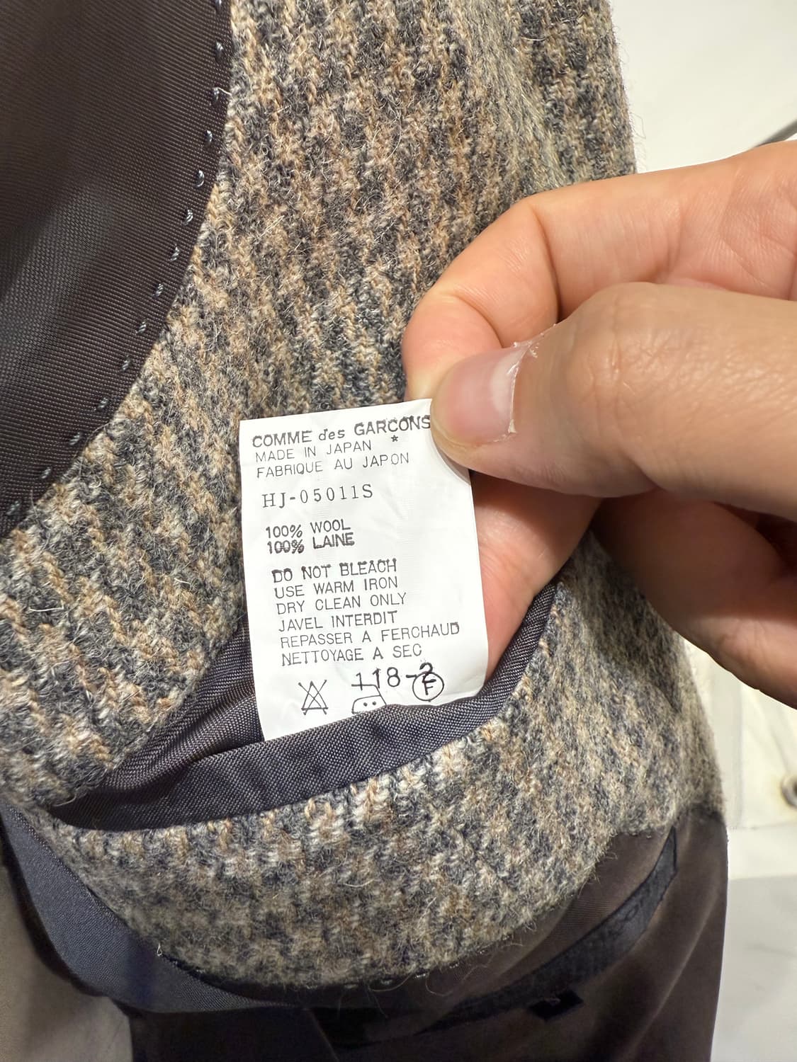 꼼데가르송 옴므 더블 자켓 상품이미지9