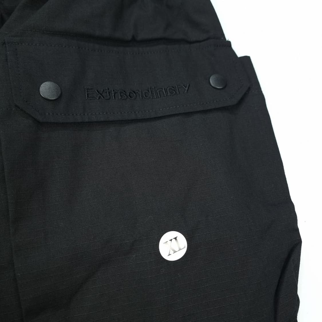 [엑스트라오디너리](새상품) 빅 포켓 카고 팬츠 블랙 M18874 상품이미지6