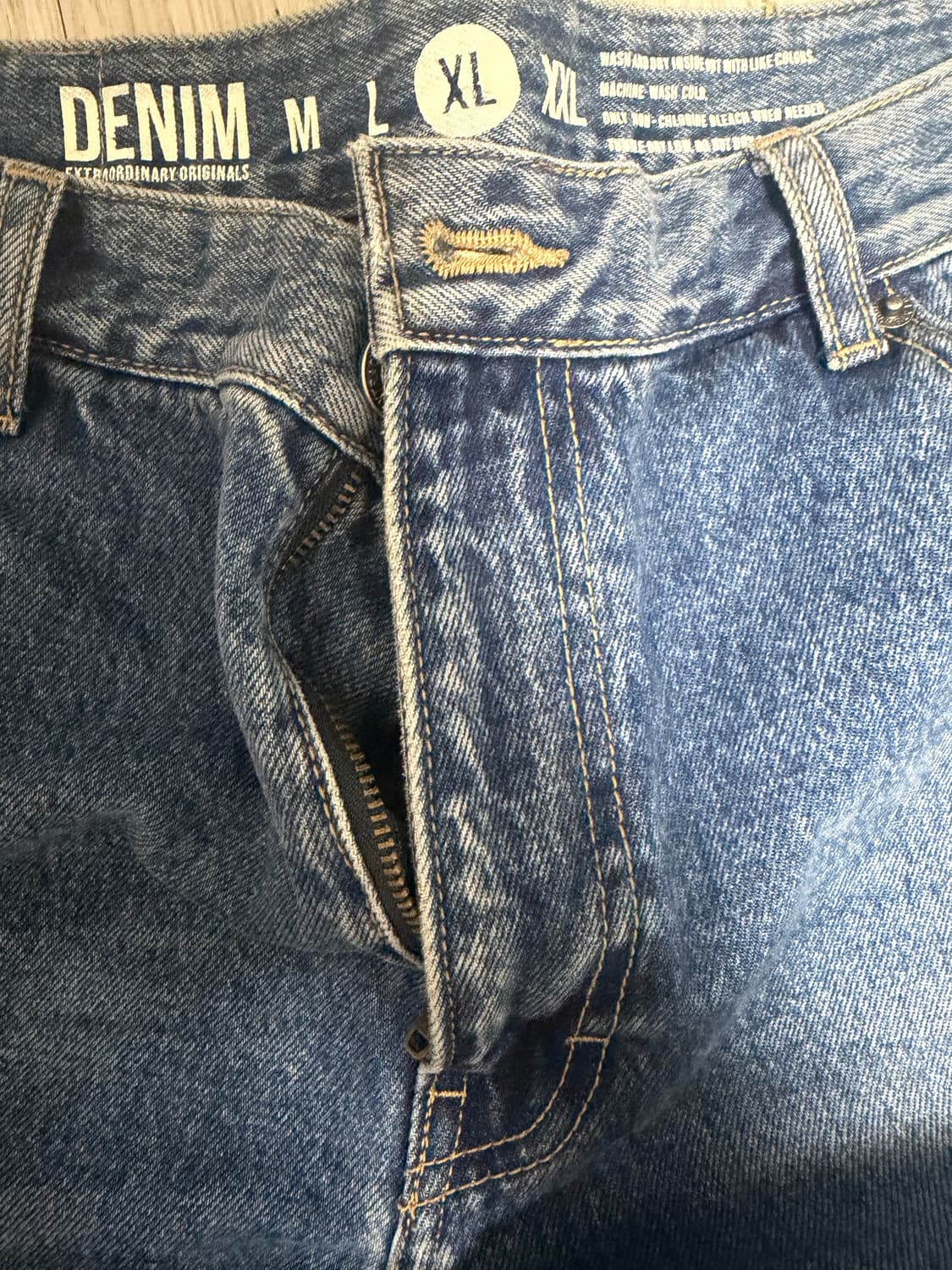 엑스트라오디너리 플레어 데님팬츠 인디고 XL 상품이미지2