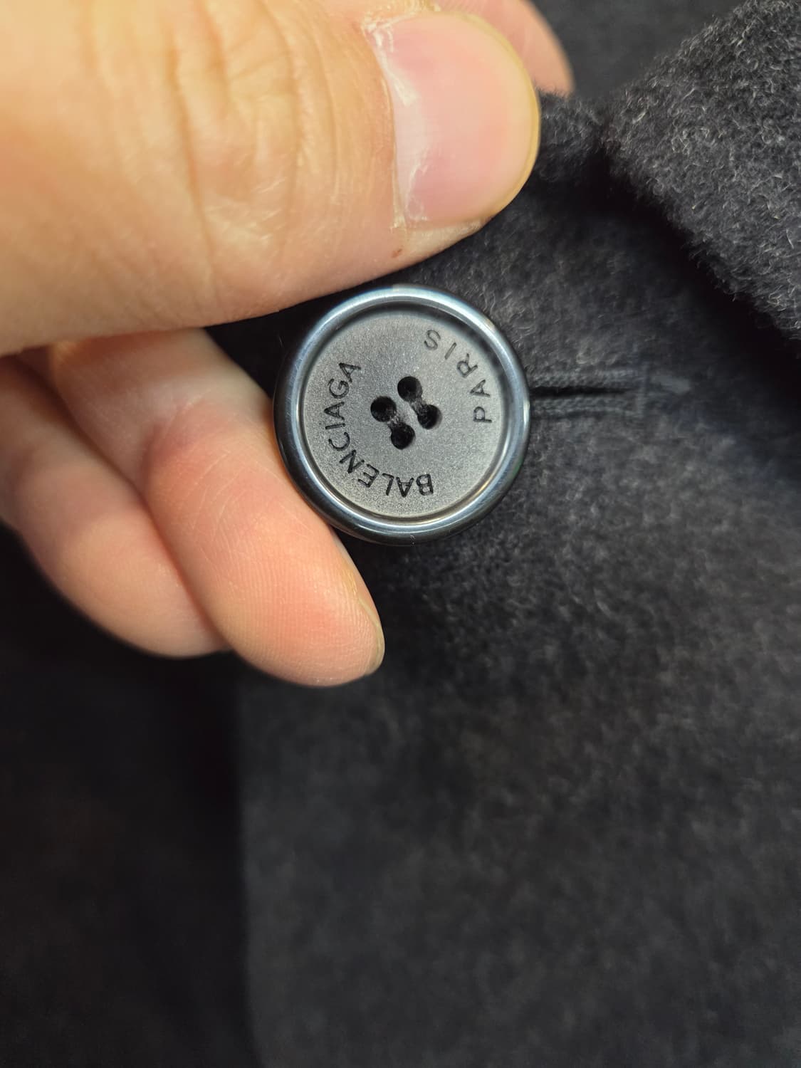 발렌시아가 올드스쿨 울 코트 자켓 95 상품이미지3