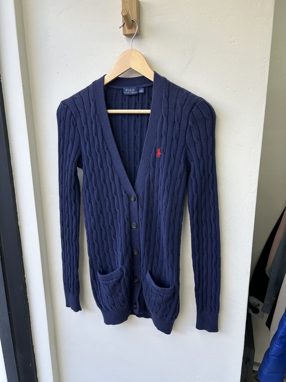 15922 - 폴로 랄프로렌 네이비 케이블 가디건 상품이미지2