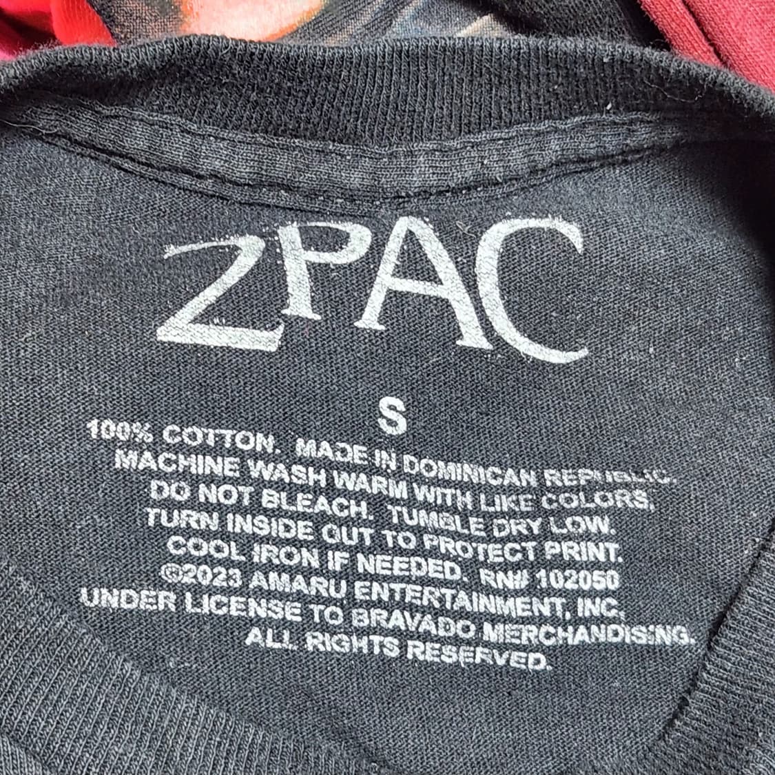 2PAC 'California Love' 빈티지 그래픽 반팔티 (M) 상품이미지4