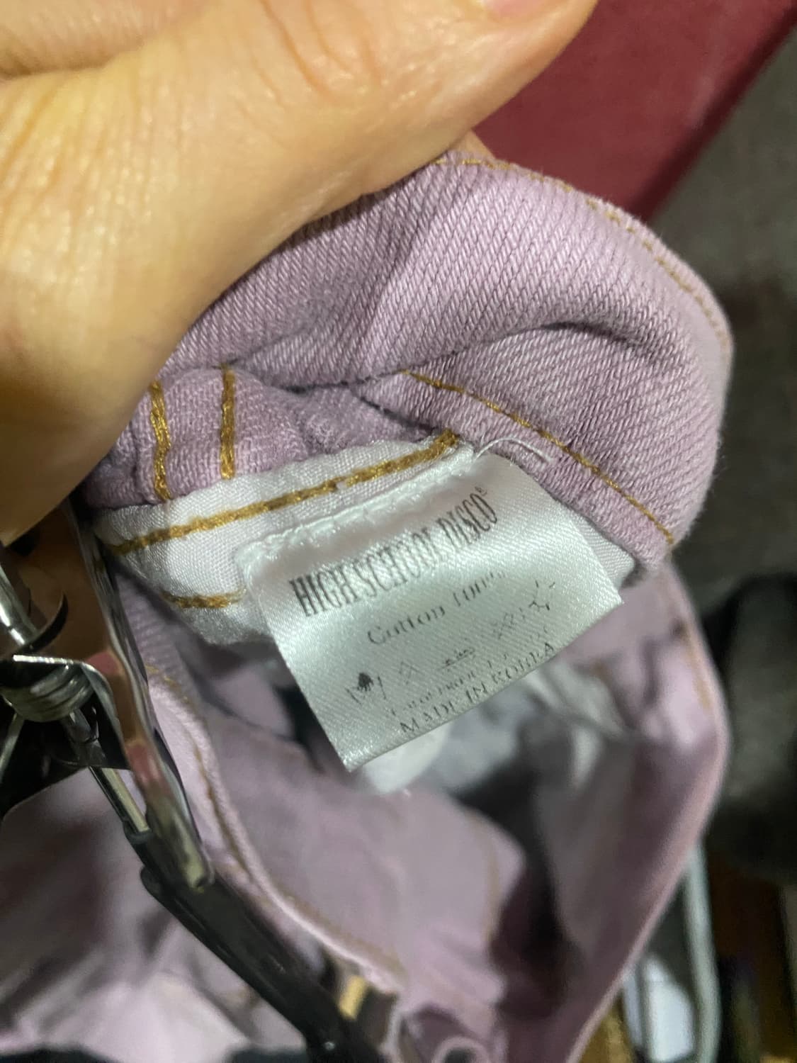 High School Disco 연보라 면바지 상품이미지6