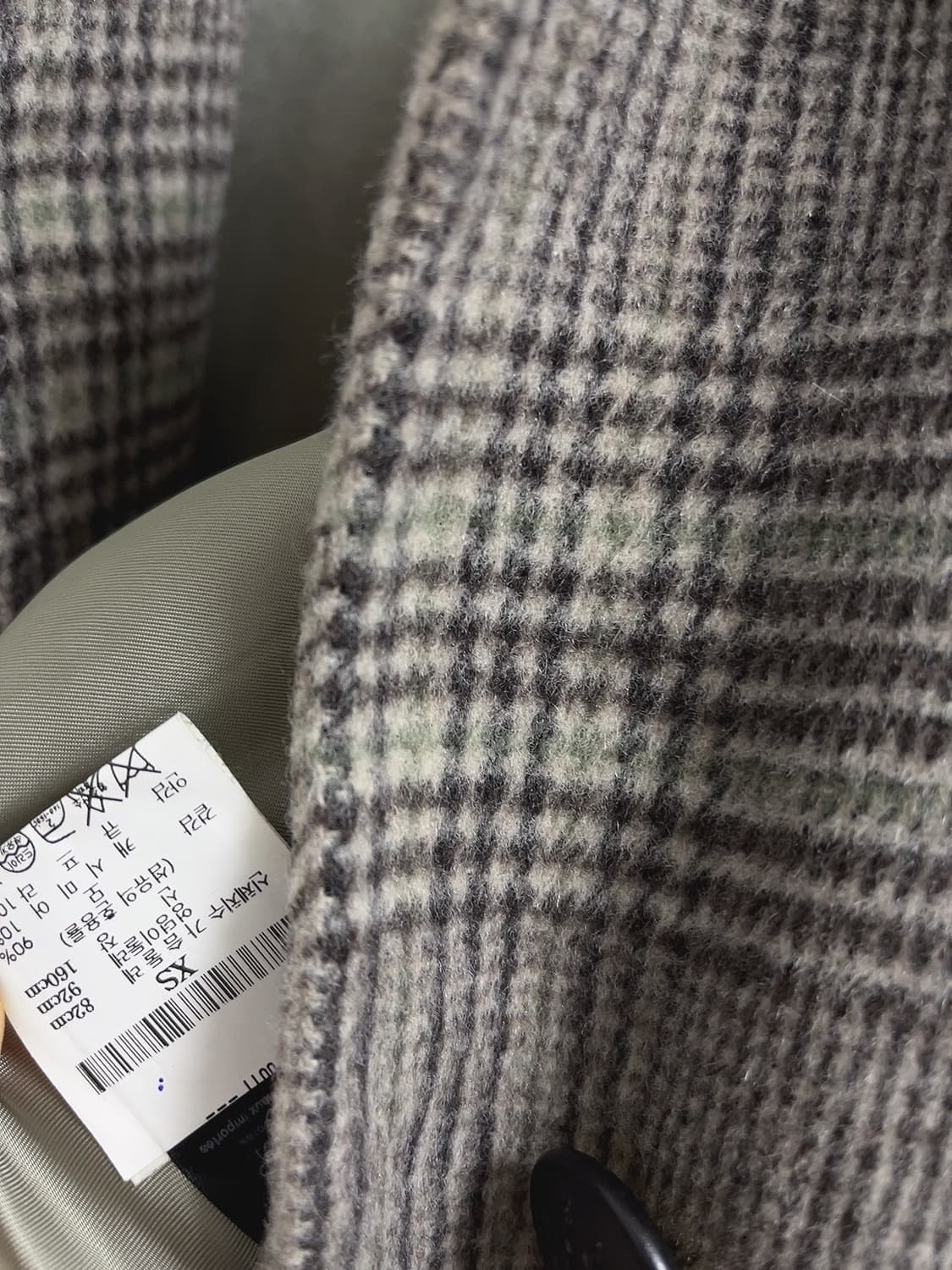 랙앤본 울 캐시미어 블렌디드 코쿤 코트  상품이미지6