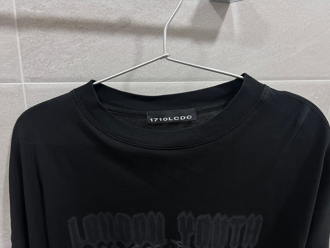 LCDC PRINTED LONG-SLEEVE TOP (BLACK) 상품이미지7