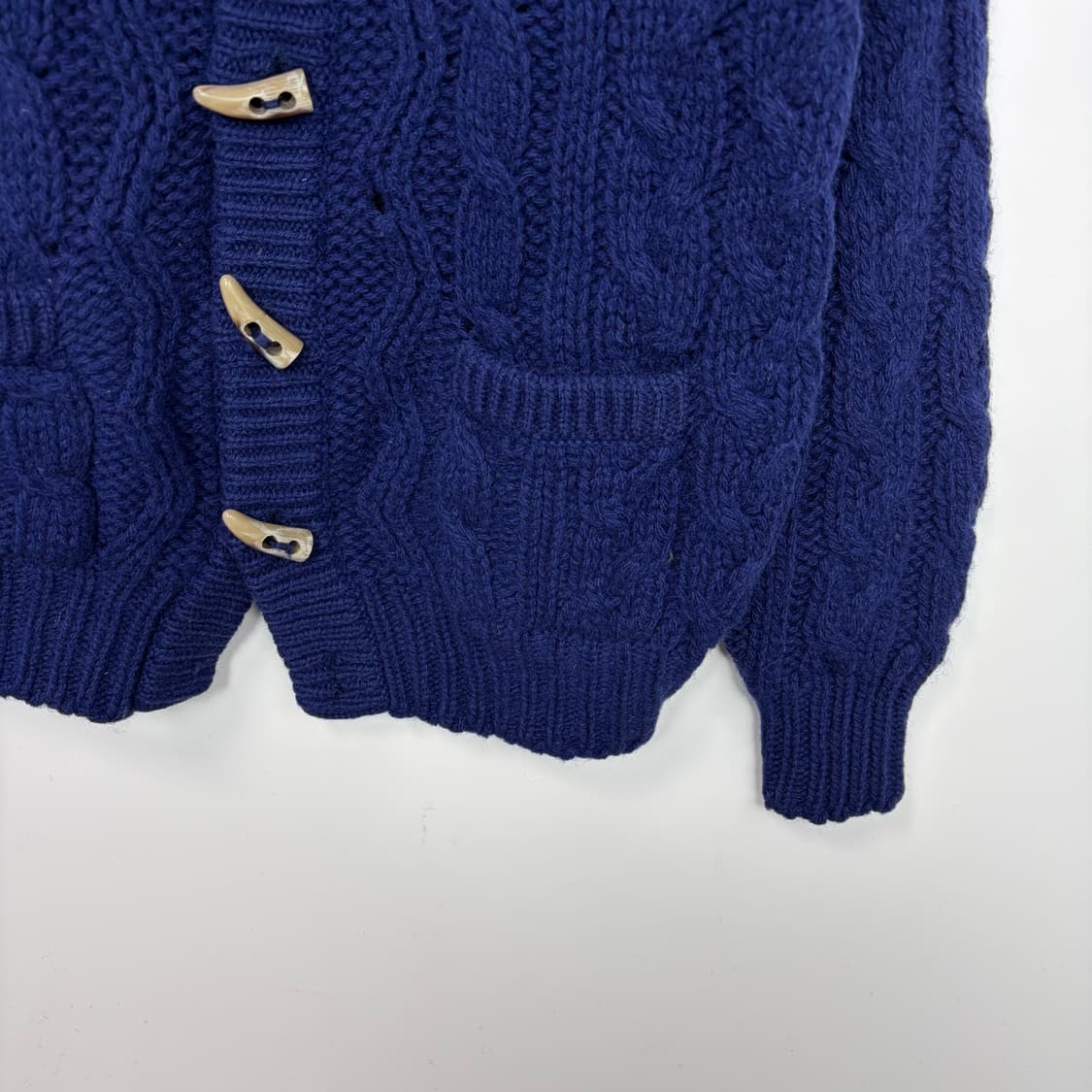 빈티지 후드 니트 가디건 상품이미지5