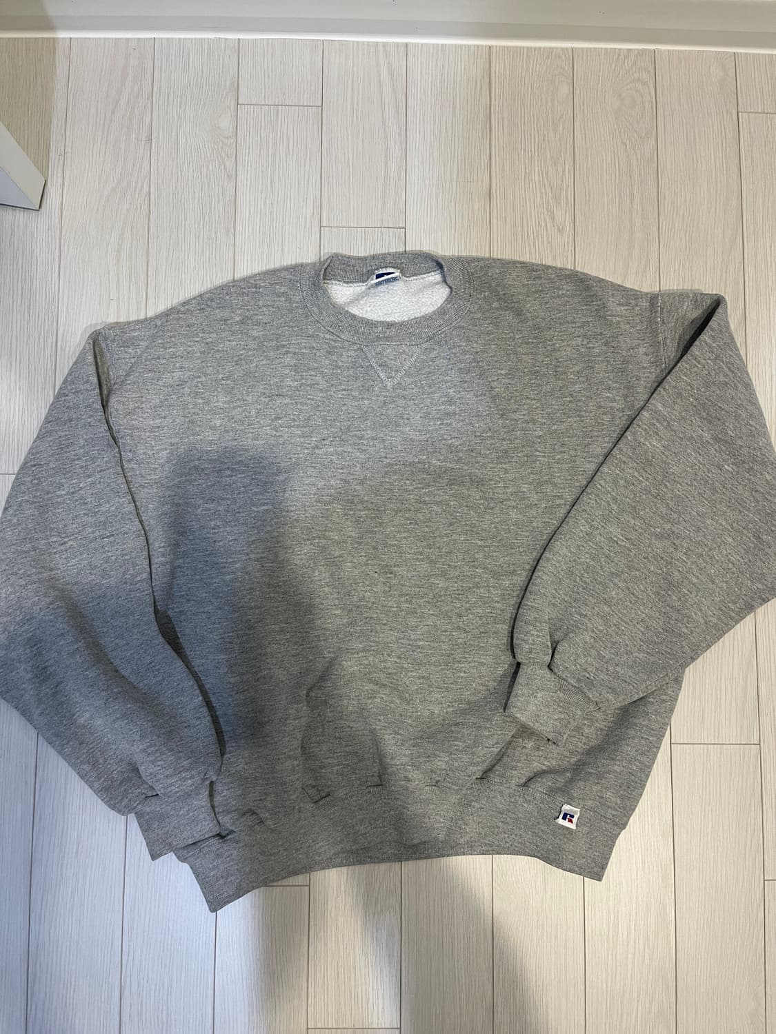 90s 러셀 빈티지 스웻셔츠 그레이 made in USA 상품이미지1