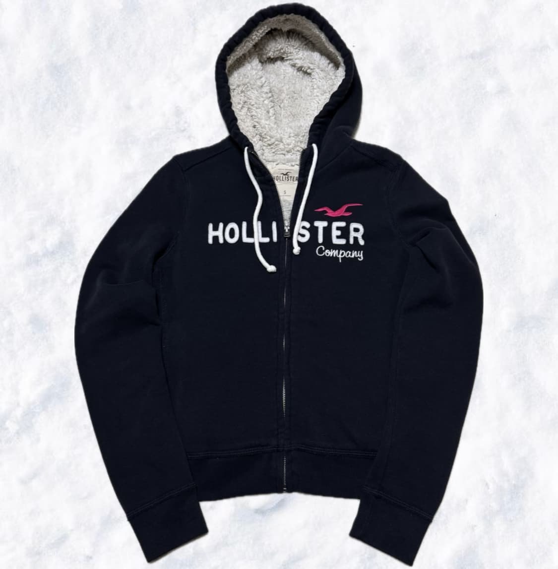홀리스터 네이비 후드집업 상품이미지1