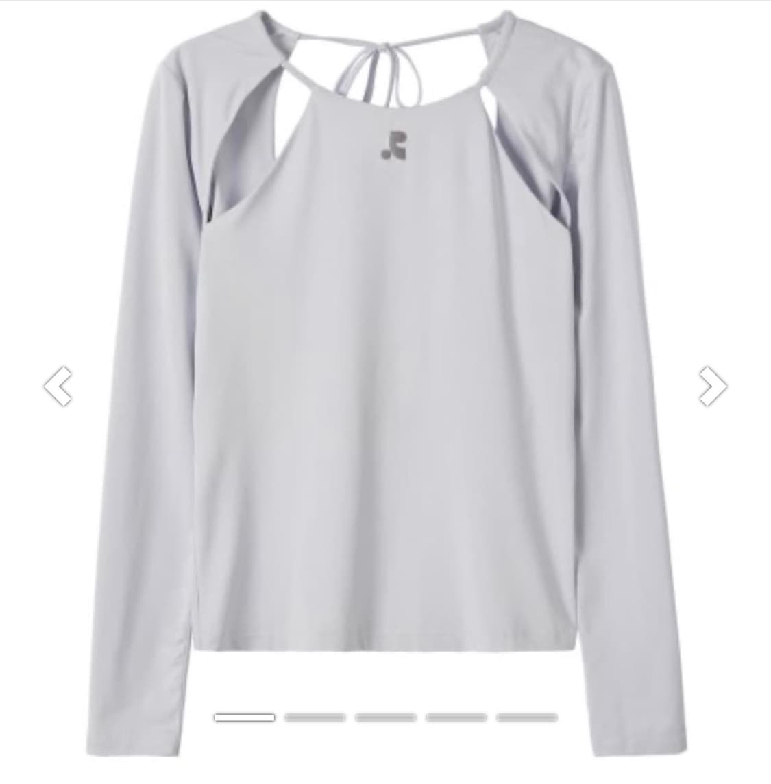 레스크앤레크레이션 RR BACK OPEN LONG SLEEVE TOP 상품이미지1