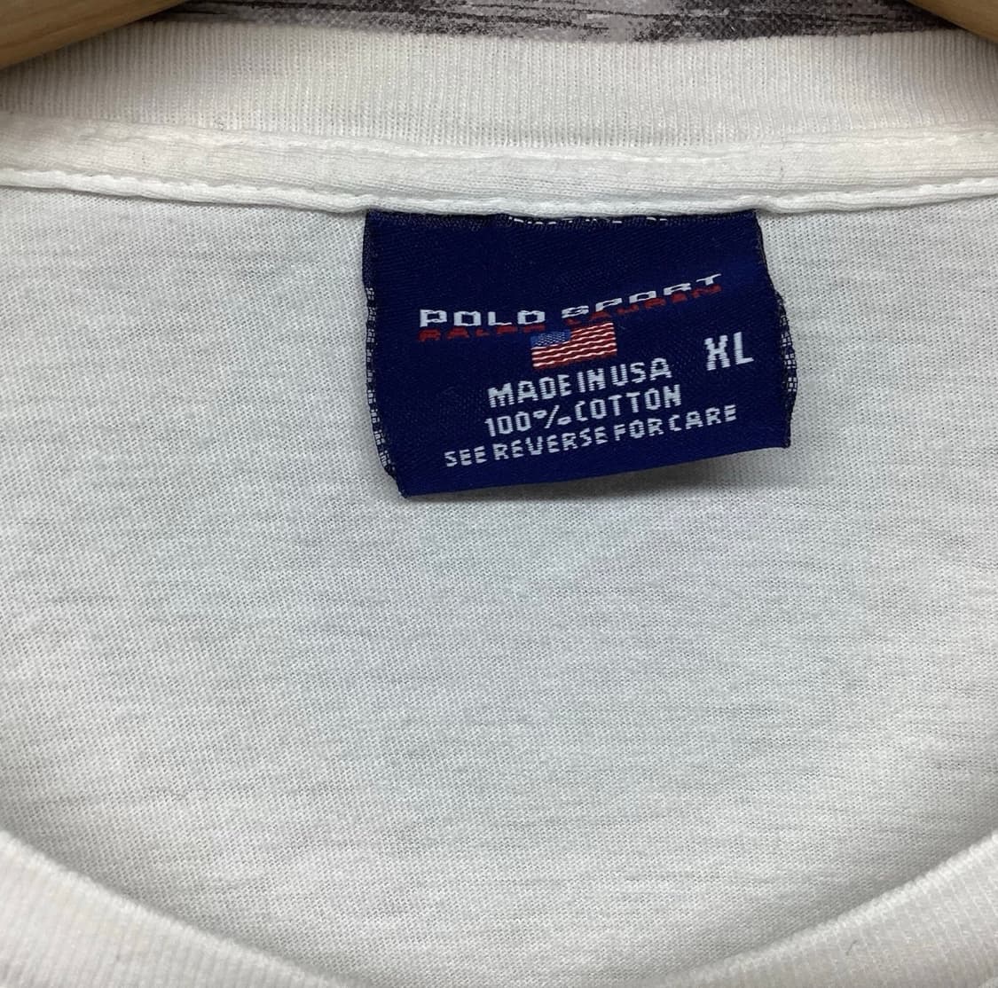 [폴로 스포츠 대방출] 90s 폴로스포츠 수소봉제 롱슬리브 상품이미지5