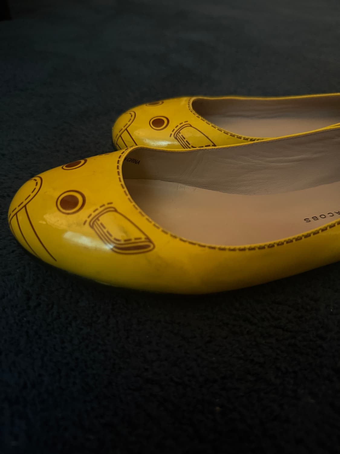marc jacobs mouse flats yellow 상품이미지4