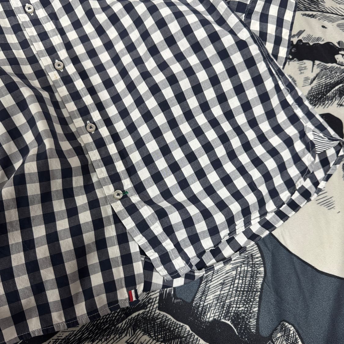 타미힐피거 체크셔츠 S사이즈 상품이미지4