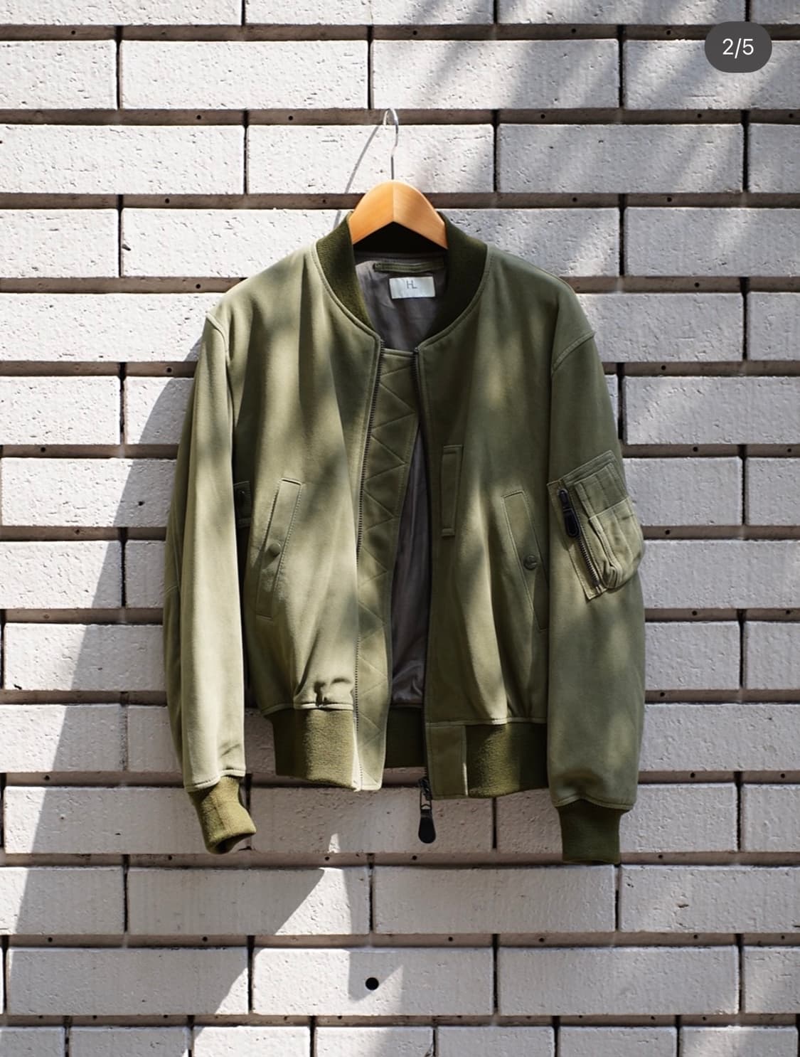 헤릴x어드레서 별주  / B-15 램 스웨이드 자켓 / 2 상품이미지1