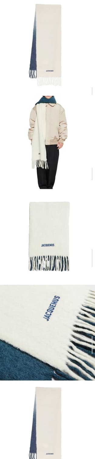 자크뮈스 레샤페 모아종 머플러 네이비 상품이미지1