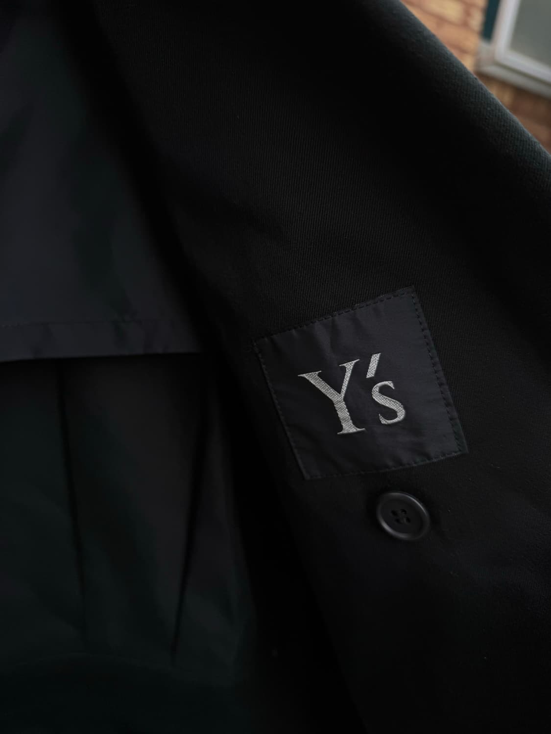 요지야마모토 몰스킨 비대칭 포켓 지퍼 스티치 블레이저 자켓 상품이미지7