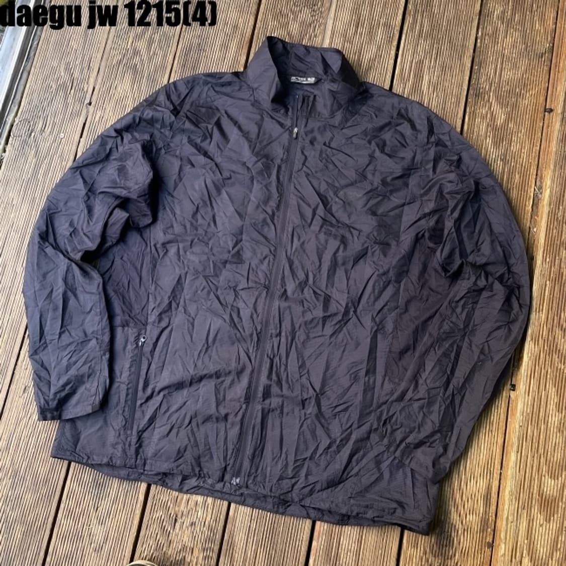 아크테릭스 트레이닝 상의 집업 자켓 바람막이 XXL  상품이미지1