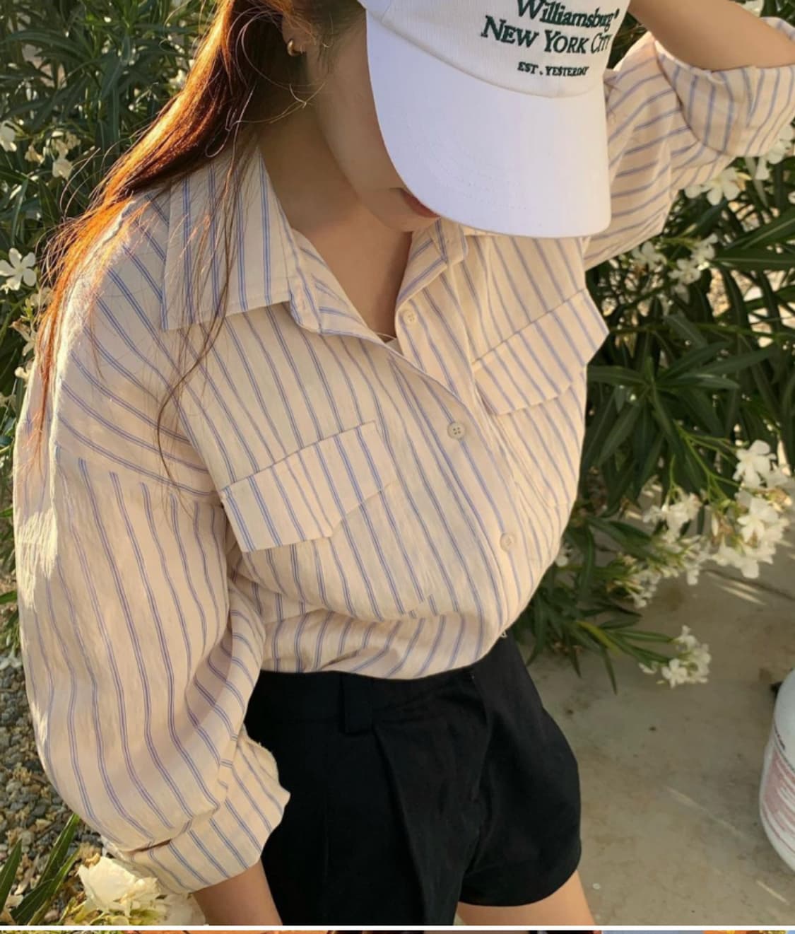 위드아웃썸머 mari 마리셔츠 아이보리 상품이미지3