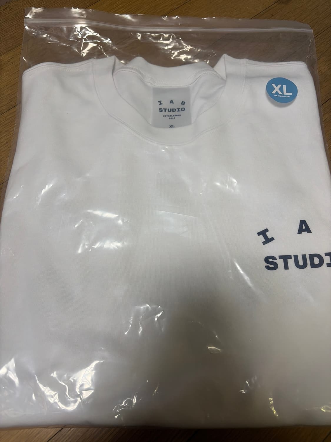 [XL] IAB Studio 티셔츠 화이트/네이비 새상품 상품이미지3