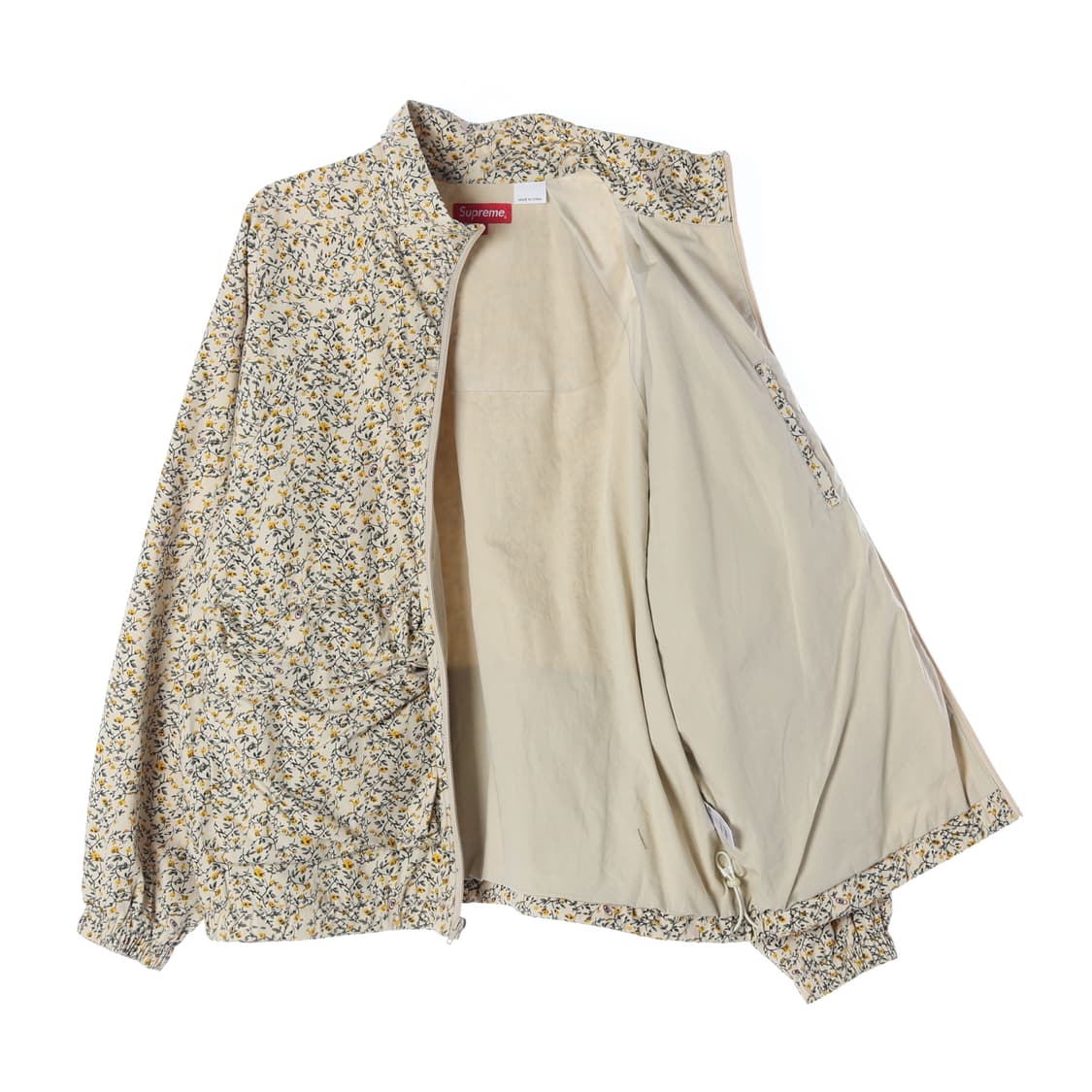 슈프림 23SS 베이지 플로럴 빅포켓 오버핏 바람믹이 집업 점퍼 재킷
 상품이미지2