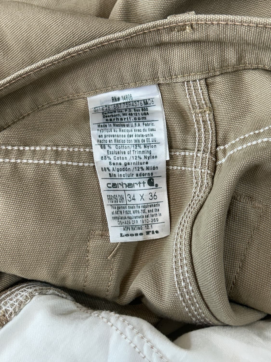 Carhartt® 코튼 팬츠 상품이미지3