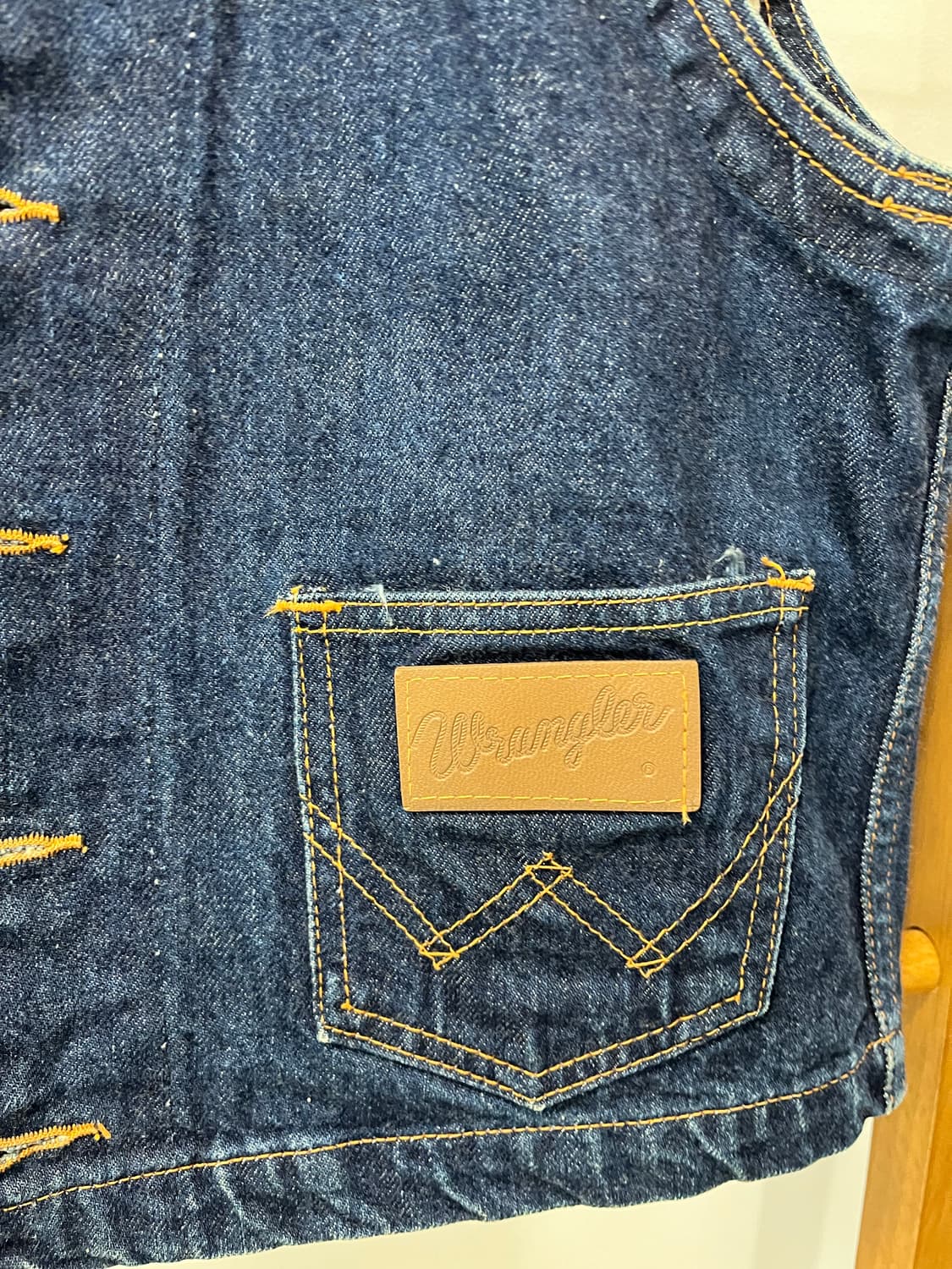 랭글러 데님 조끼 청베스트 상품이미지4