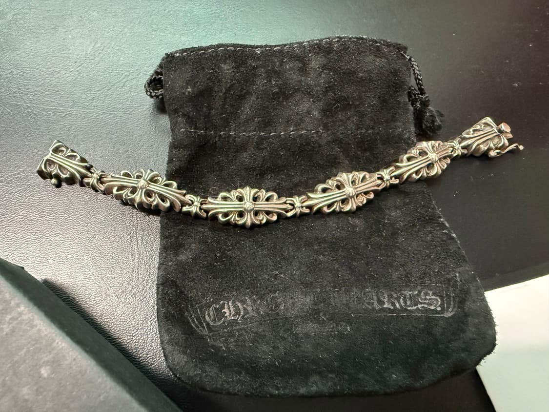 [os] 크롬하츠 플로랄 링크팔찌 4링크 상품이미지2