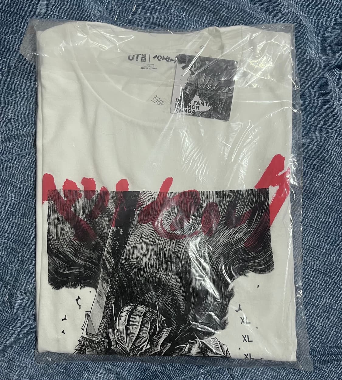 유니클로 베르세르크 반팔 XL 상품이미지2