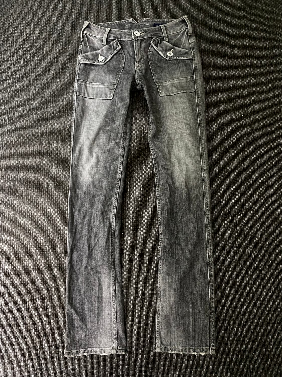 [Smeet Camel]Y2K Mood Pocket Detail Grey 상품이미지4