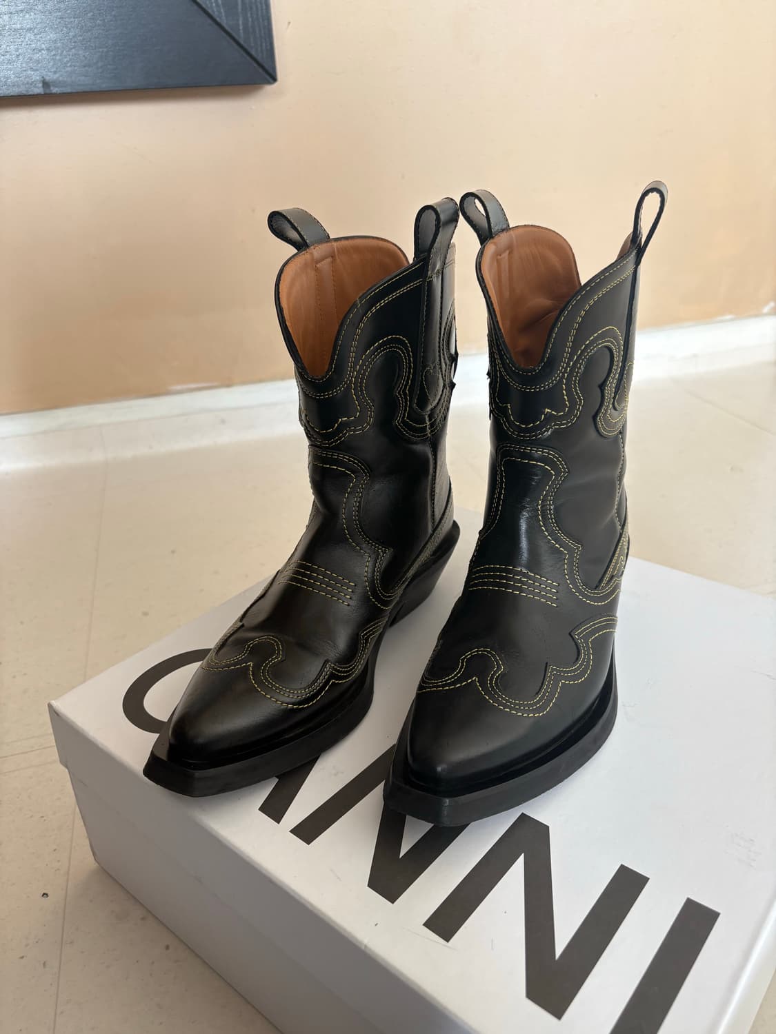 GANNI 가니 웨스턴 부츠 35 상품이미지1