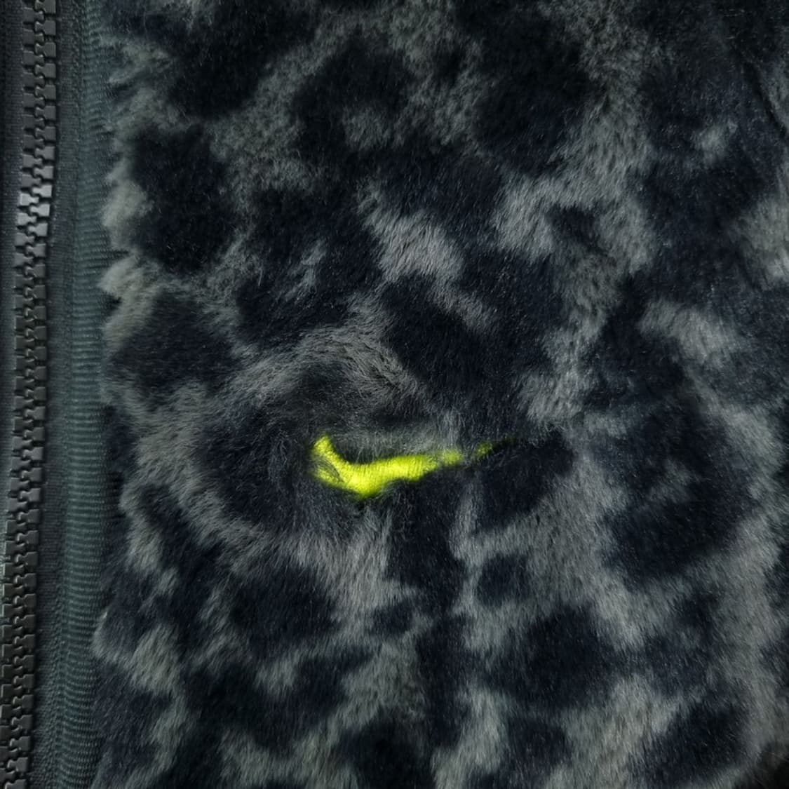 [나이키] 스우시 자수 레오파드 후드 쉐르파 후리스 자켓 M19568 상품이미지6