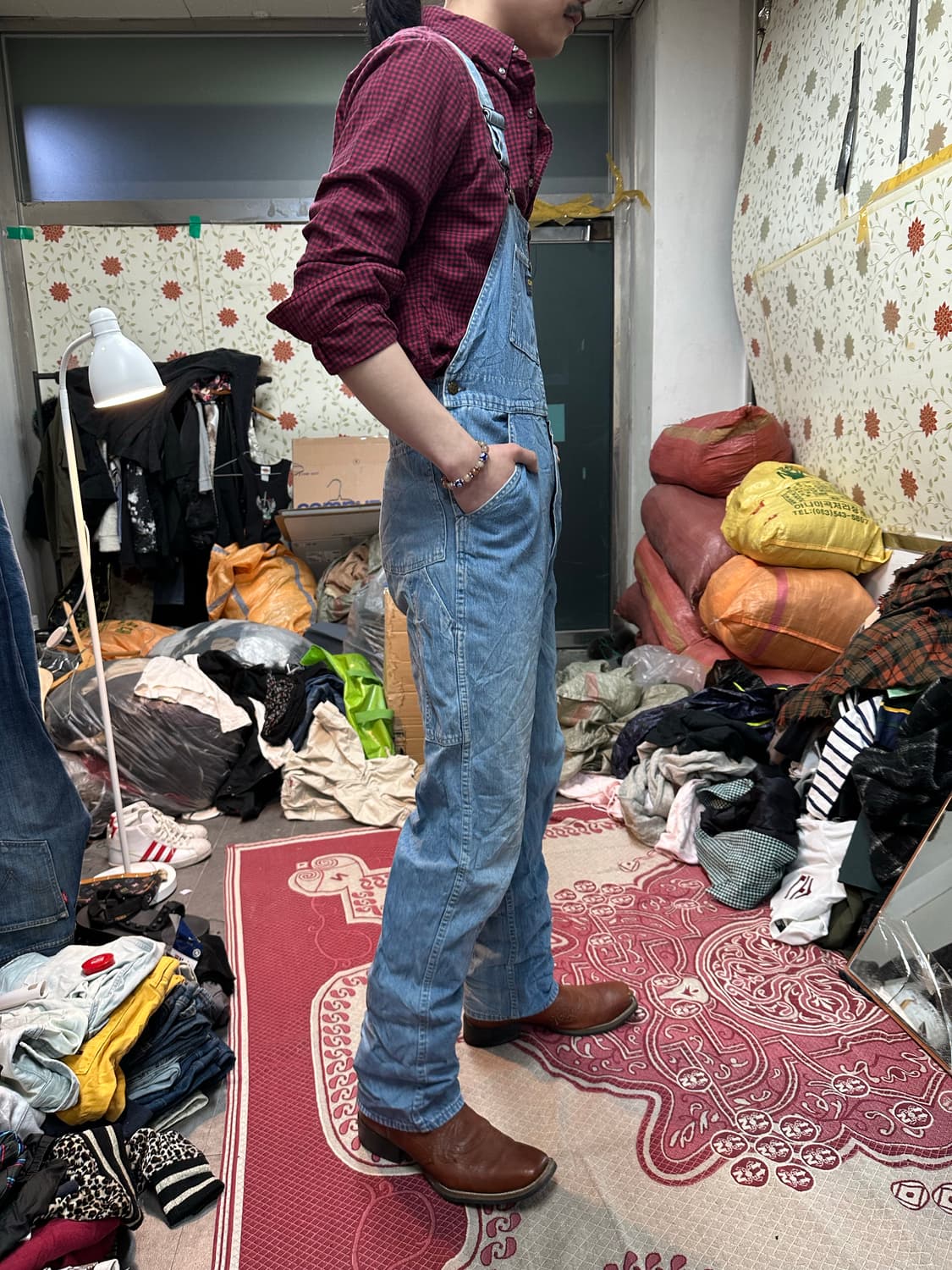 80‘s 미제 Oshkosh 오버롤 32사이즈 상품이미지4