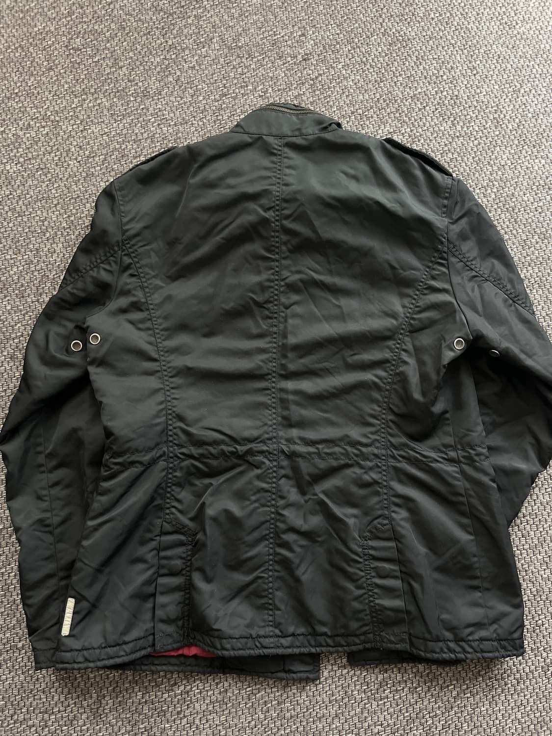 [xl] 아르마니 진스 나일론 필드자켓 블랙 상품이미지3