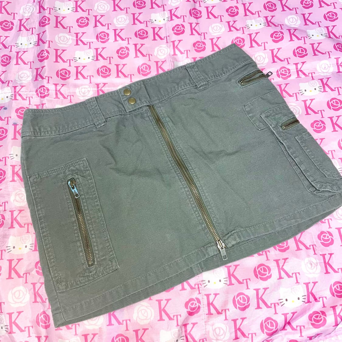 빈티지 카고 스커트 미니 숏 로우라이즈 상품이미지1